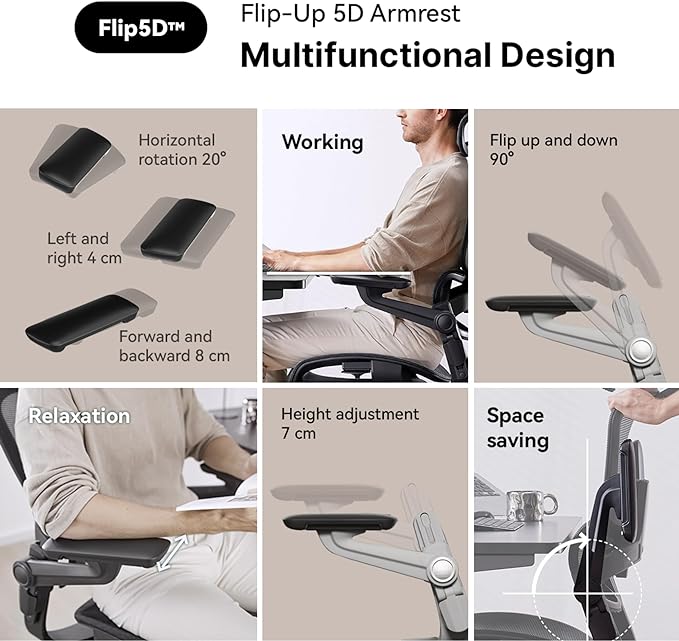 HINOMI H1 Pro V2 Ergonomic Office Chair with Footrest - Home Office Desk Chair with Lumbar Support, Mesh Office Chair with Headrest, Comfy Computer Chair with Back Support (Red, Extra-High) - LeafyLoom