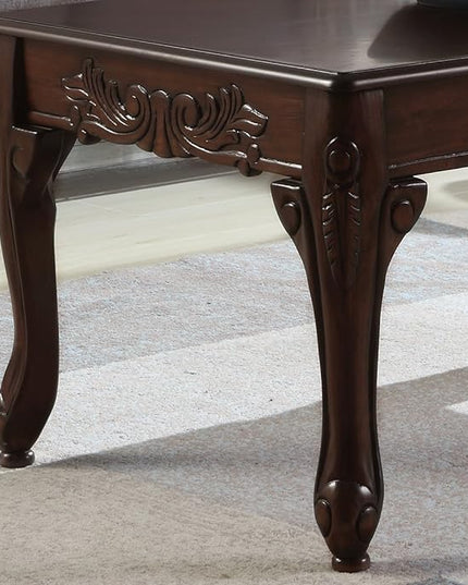 NicBex Coffee Table Wooden Coffee Table with Storage Rectangle Center Tables with Strong Legs Dining Table for Living Room, Dining Room, Office, and Bedroom,48" W, Dark Cherry - LeafyLoom