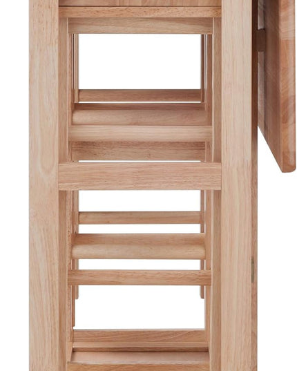 Winsome Wood Suzanne Kitchen, Square, Natural, Beech - LeafyLoom