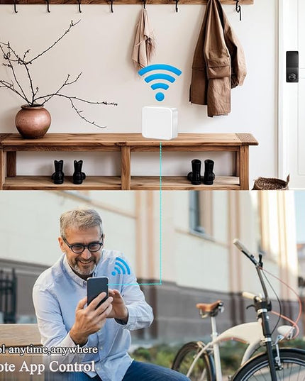 Smart Hub, WiFi Gateway for Smart Lock, G2 Gateway for Remote and Voice Control, Compatible with TTLock App, Alexa NARPULT