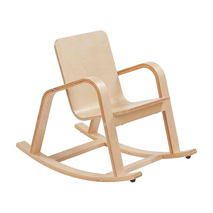 ECR4Kids Bentwood Rocking Chair, Kids Furniture, Natural - LeafyLoom