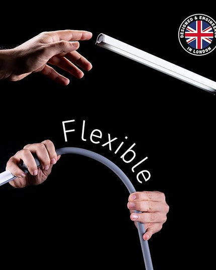 Daylight Company Uno Pro lamp, Standing Lamp for Living Room, Bedroom, Salon, Office, Touch Control, Flexible Arm, Sleek Design, Multipurpose - LeafyLoom