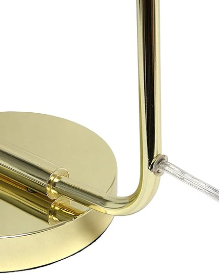 Elegant Designs LD1060-GLD Mesh Wire Table Lamp, Gold - LeafyLoom