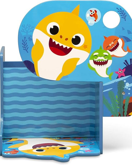 Baby Shark Chair Desk with Storage Bin - Ideal for Arts & Crafts, Snack Time, Homeschooling, Homework & More by Delta Children - LeafyLoom