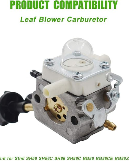 ALL-CARB Carburetor Replacement for Stihl SH86 SH86C BG86 BG86CE BG86Z BG86CEZ C1M-S261C 42411200616 42411200607 Leaf Blower - LeafyLoom