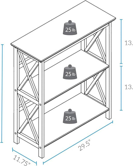 Casual Home Shelf Bookcase - LeafyLoom