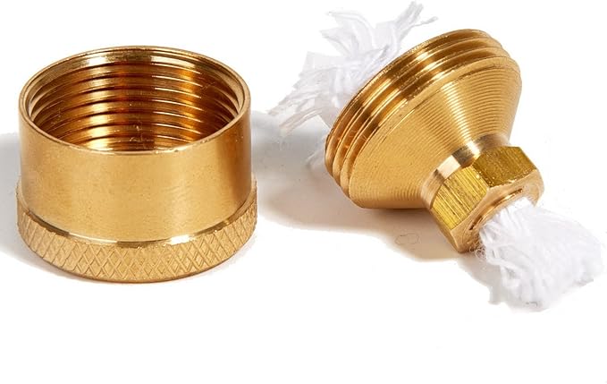 Sunnytech Mini Brass Metal Alcohol Lamp for Stirling Engine Steam Engine Alcohol Burner Can Be Used to Boil Tea Coffee M095-1 - LeafyLoom