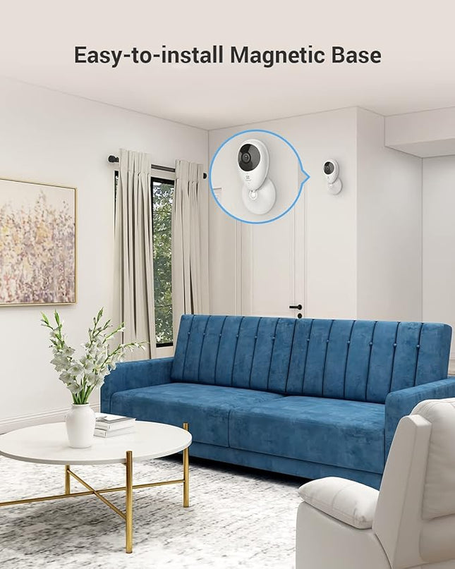 EZVIZ Indoor Security Camera 1080P, Motion Alert, Night Vision, Baby/Pet/Elder Monitoring, 2-Way Talk, Compatible with Alexa Google (C2C) EZVIZ