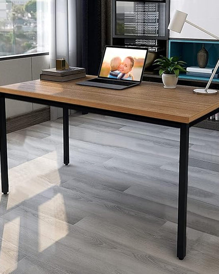 Computer Desk 24x55 Inch for Home Office - Simple and Sturdy, Perfect Notebook Writing Desk, Study Table, Dining Table Workstation - Ideal for Office and Home Office Use - LeafyLoom
