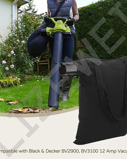 5140125-95 Leaf Blower Vacuum Vac Shoulder Bag，Compatible with Black & Decker BV3100/BV2900 Blower Replacement 5140117-99 - LeafyLoom