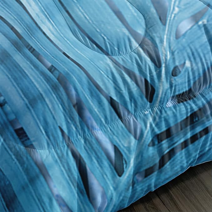 CVHOUSE Sea Turtle Bedding Set,Sea Turtle Comforter Queen,Ocean Bohemia Comforter Set for Boys Kids Girls,Ocean Quilt Set with 1 Comforter and 2 Pillow Cases - LeafyLoom