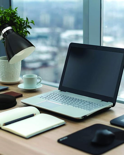 Newhouse Lighting NHDK-OX-BK Oxford Classic Desk Lamp with LED Bulb Included, Black - LeafyLoom