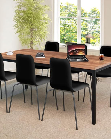 BIBOC Large Computer Desk Modern Simple Style Table 36X72 inches Office Desk Sturdy Writing Workstation Office Desk Writing for Home Office Desk Workstation Wide Metal Sturdy Frame - LeafyLoom