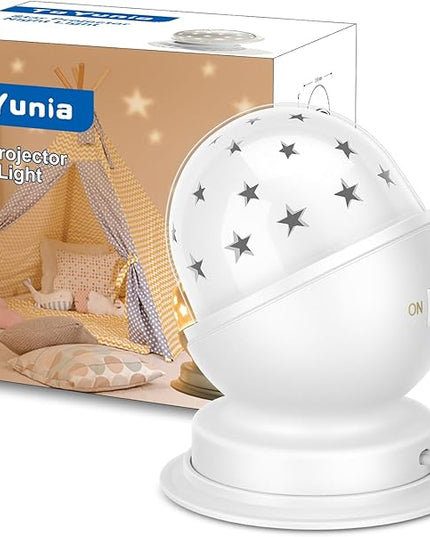 Star Night Light for Kids Star Night Light for Kids Bedroom Girls Night Light Starry Night Light Projector Plug in Night Light for Kids with Timer (1 Pack, 3000K) (3000K Warm White, white) - LeafyLoom