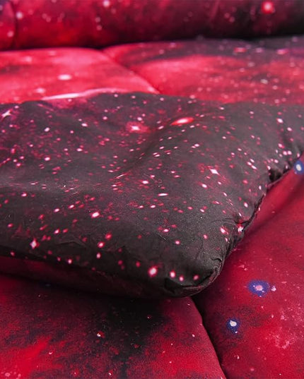 A Nice Night 3D Galaxy Blanket Comforter Bedding Sets Home Textile with Comforter Pillowcase, Full Size - LeafyLoom