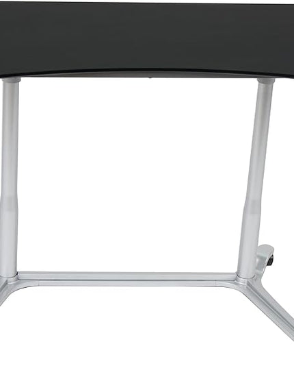 Calico Designs 51230 Sierra Height Adjustable Desk, Silver/Black 37.5 Inch - LeafyLoom
