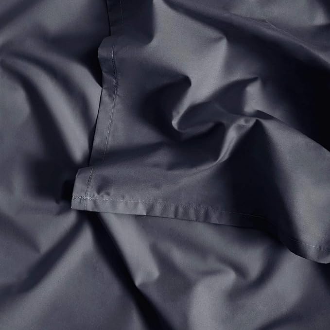 Brooklinen Luxury Sateen 4 Piece Sheet Set - 100% Cotton, Twin XL Size in Graphite - 1 Fitted Sheet, 1 Flat Sheet, 2 Pillowcases | Best Luxury Sheets - LeafyLoom