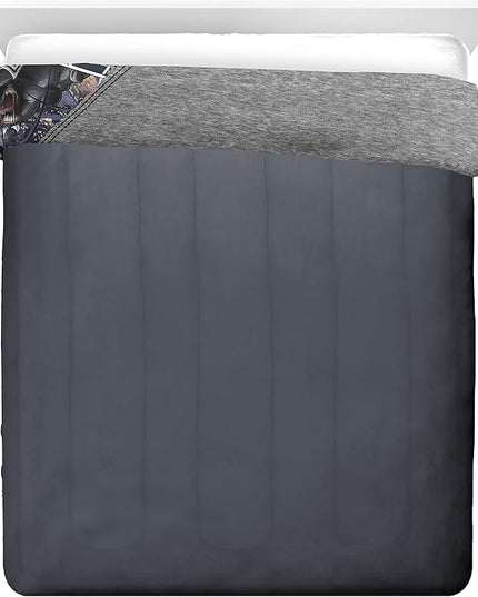 Jay Franco Marvel Spiderman Grunge Queen Comforter & Sham Set - Super Soft Kids Bedding - Fade Resistant Microfiber (Official Marvel Product) - LeafyLoom