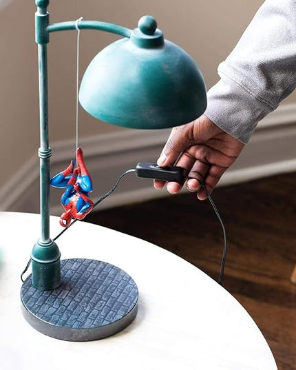 Ukonic Marvel Spider Man Streetlight LED Mood Light Desk Lamp | Superhero Night Light | 16 Inches - LeafyLoom