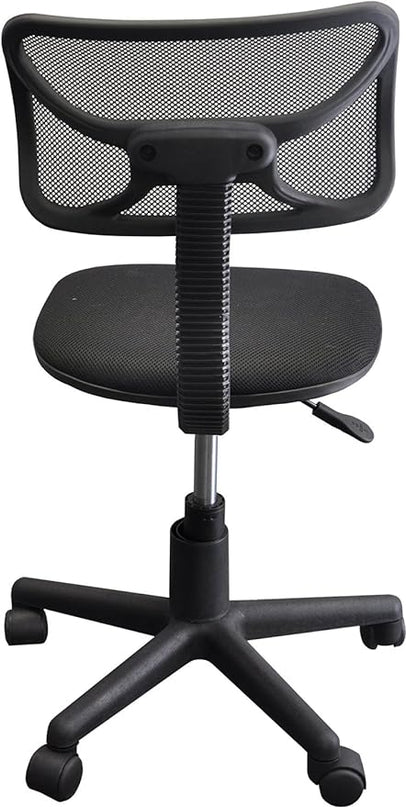 Swivel Mesh Desk Chair, Black - LeafyLoom