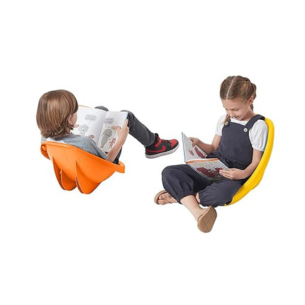 ECR4Kids Leaf Floor Seat, Rocker Chair, Primary, 6-Piece - LeafyLoom