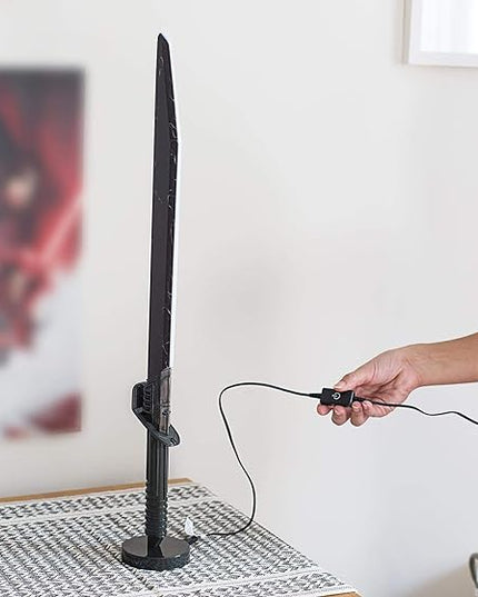 Star Wars The Mandalorian Darksaber 24-Inch LED Desk Light Lamp - LeafyLoom