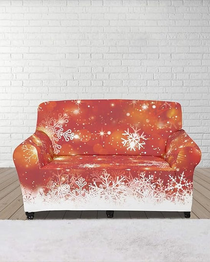 FKELYI Christmas Decor Sofa Couch Cover for Indoor Non-Slip Furniture Protector Easy Going Stretch Sofa Slipcover Washable Sofa Slipcovers M FKELYI