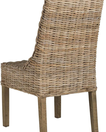 Safavieh Home Collection Suncoast Brown Dining Chair - LeafyLoom