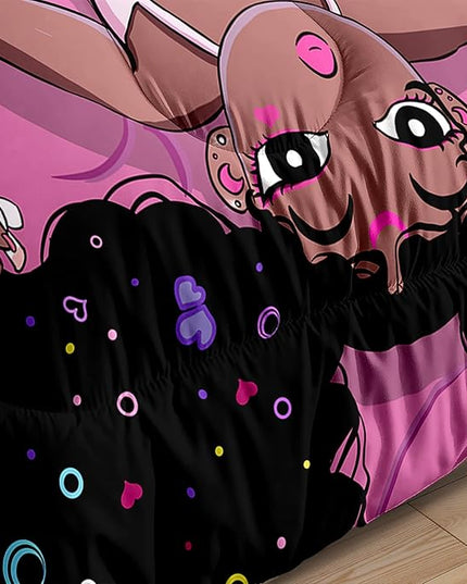 Black Girl Comforter Set African American Girls Full Comforter Set, Black Girl Full Size Girls Bedding Set, Black Girl Full Size Comforter Sets for Teen Adults, Pink, 1 Comforter+2 Pillowcases - LeafyLoom