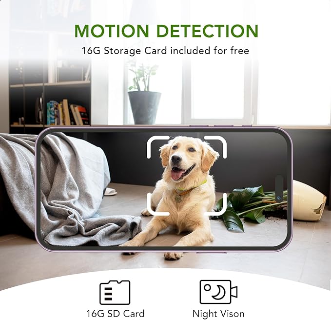 Pet Monitoring Camera Dog Treat Dispenser [New 2023 Pro] Two-Way Audio HD WiFi Dog Camera with 130° View, Remote Tossing App Compatible with Android/iOS, Night Vision, Wall Mounted CENGCEN