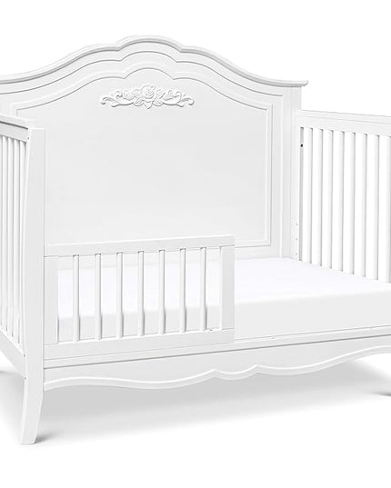DaVinci Fiona 4-in-1 Convertible Crib in White, Greenguard Gold Certified - LeafyLoom