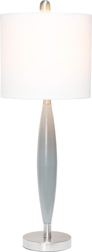 Elegant Designs LT3308-GRY Needle Stick Table Lamp, Gray - LeafyLoom