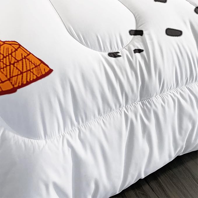 CVHOUSE Tractor Bedding Sets for Boys,Excavators Comforter King,Boys Cartoon Truck Comforter Set,Trucks Tractors Cars Quilt Set with 1 Comforter and 2 Pillow Cases- 3 Piece - LeafyLoom