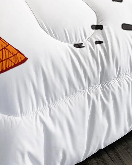 CVHOUSE Tractor Bedding Sets for Boys,Excavators Comforter Full,Boys Cartoon Truck Comforter Set,Trucks Tractors Cars Quilt Set with 1 Comforter and 2 Pillow Cases- 3 Piece - LeafyLoom