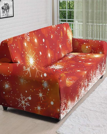 FKELYI Christmas Decor Sofa Couch Cover for Indoor Non-Slip Furniture Protector Easy Going Stretch Sofa Slipcover Washable Sofa Slipcovers XL FKELYI