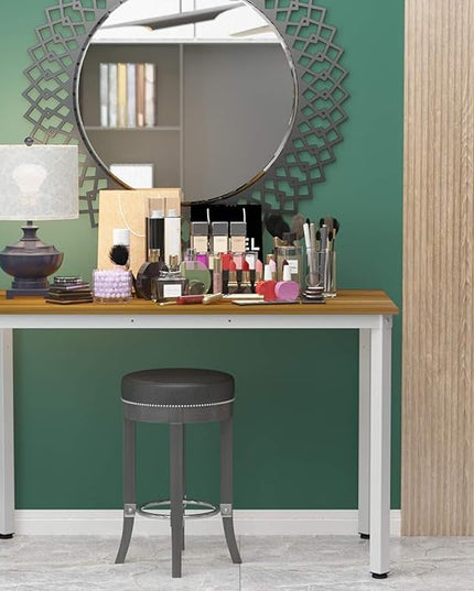 Weehom Computer Desk 39" Small Desk for Home Office Study Writing Laptop Dining Table for Small Spaces - LeafyLoom