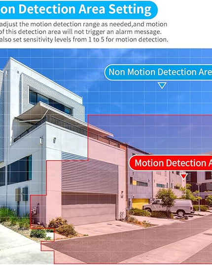 (Dual Antennas for Wi-Fi Enhanced) AI Human Detected 2-Antennas Enhance Outdoor Wireless Security Camera System WiFi Video Surveillance System OOSSXX