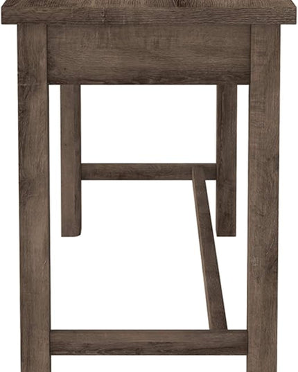 Signature Design by Ashley Arlenbry Farmhouse 47" Home Office Desk, Weathered Oak Gray - LeafyLoom
