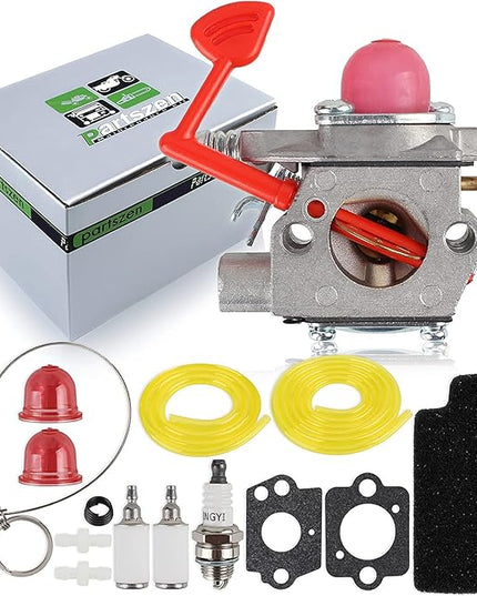 545081855 WT-875 WT-875A Carburetor for Craftsman 358794650 Poulan pro BVM200C BVM200VS P200C GBV325 P325 Blower with Spark Plug - LeafyLoom