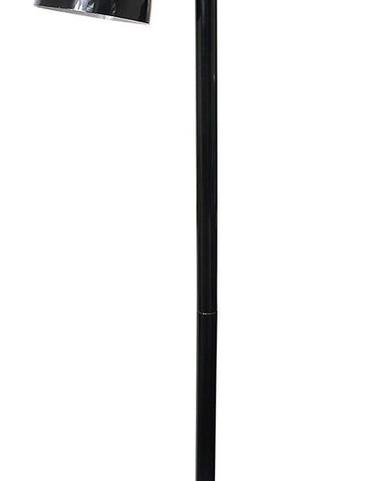 Simple Designs LF2007-BLK Metal 3 Light Tree Floor Lamp, Black - LeafyLoom