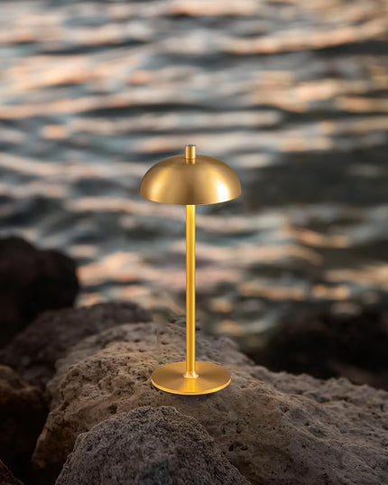 Cordless LED Table Lamp Set of 2, Modern Portable Desk Lamp, 3 Color Stepless Dimming Built-in Rechargeable Battery Lights, for Bedroom, Patio, Outdoor, Restaurant, Bedside Night Lamp(Gold) - LeafyLoom