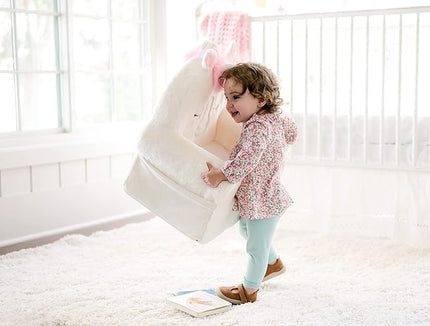 Soft Landing Animal Adventure Ivory Sweet Seats | Premium Character Chair with Carrying Handle & Side Pockets Unicorn - LeafyLoom