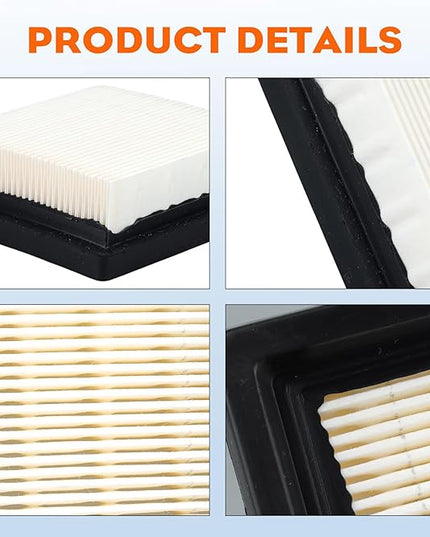Hipa BP42 Air Filter Compatible with Ryobi RY08420 RY08420A Replace # 900777005, 30805407, 308054093 with Fuel Lines, Primer Bulb, Fuel Filter, Spark Plug Backpack Blower Repower Kit - LeafyLoom