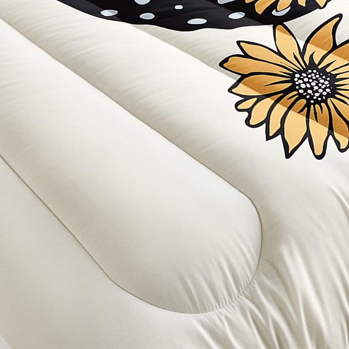 CVHOUSE Butterfly Bedding Set,Butterfly Comforter Full,Butterfly Comforter Set for Girls Kids Teens,Butterflies Quilt Set with 1 Comforter and 2 Pillow Cases- 3 Piece - LeafyLoom