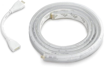 Philips Hue Indoor 3-Foot Smart LED Light Strip Plus Extension - Color-Changing Single-Color Effect - Requires Base Kit - Control with Hue App - Works with Alexa, Google Assistant and Apple HomeKit PhilipsHue