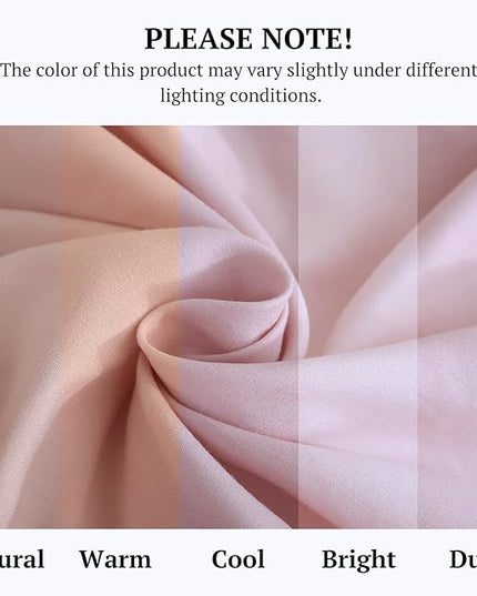 MILDLY Queen Comforter Set 7 Piece Color Clash, Pink Bed in a Bag, All Season Bedding Sets with 1 Comforter, 2 Pillow Shams, 2 Pillowcases, 1 Flat Sheet, 1 Fitted Sheet - LeafyLoom