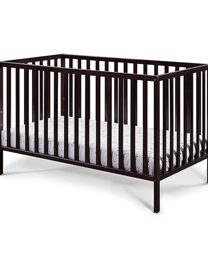 Suite Bebe Palmer 3 in 1 Convertible Crib - Quick Ship, Espresso - LeafyLoom