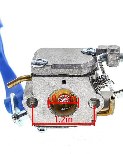 Carburetor for 125BX 125BVX 28CC Leaf Blower Replace 590460102 545081811 C1Q-W37 with 581798001 Fuel Kit - LeafyLoom