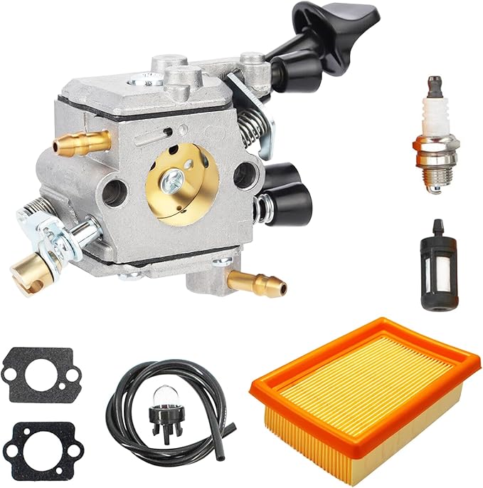 Carburetor Compatible with Stihl BR350 BR350Z BR430 BR450 SR430 SR450 Backpack Blower Replace# 4244 120 0606, Carb Repair Kit Compatible with Zama C1Q-S210 C1Q-S210B C1Q-S209C - LeafyLoom