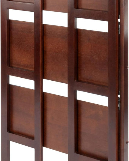 Winsome Wood Terry Shelving, Walnut, 3 - LeafyLoom